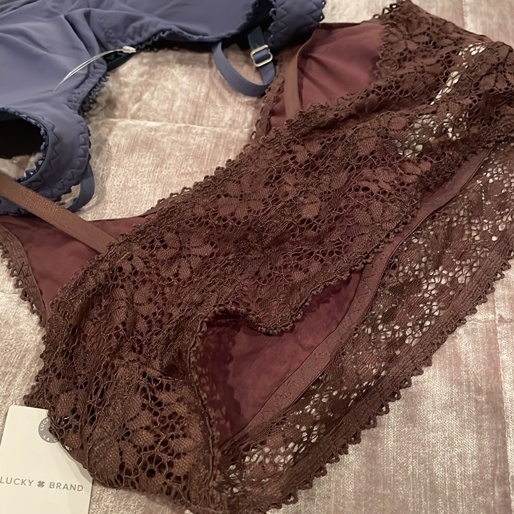 Lucky Brand Bralette 2 Pack Size Medium - Picture 8 of 11